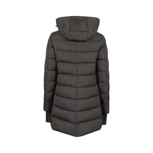Zip-Up Hooded Down Jacket