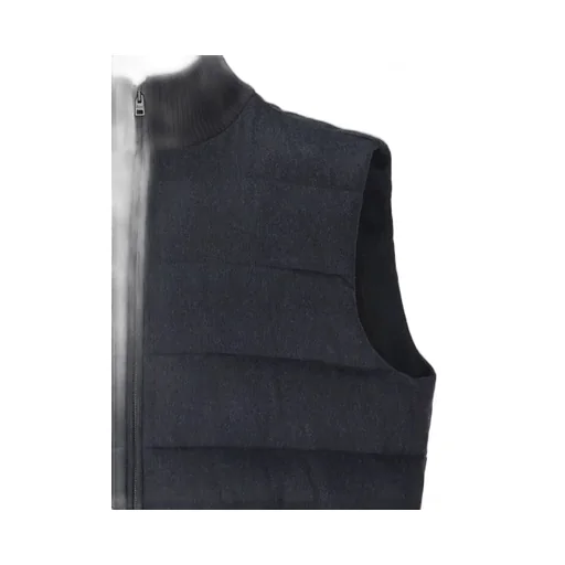 High Neck Quilted Gilet