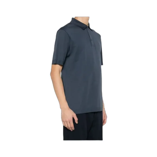 Short-Sleeved Knitted Polo Shirt