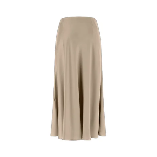 Satin Midi Skirt