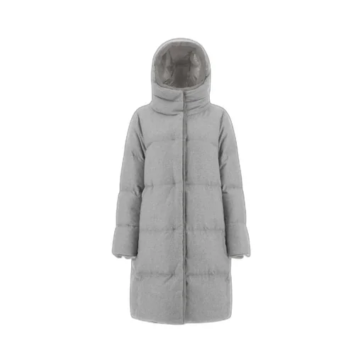 Faux Fur-Lined Quilted Coat
