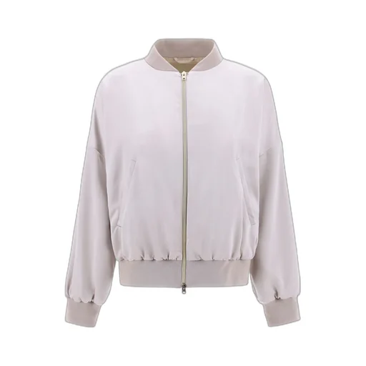 Luxury Satin Bomber Jacket
