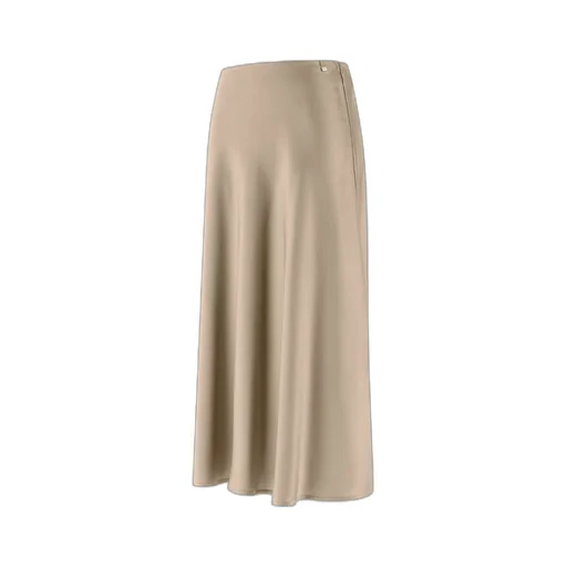 Satin Midi Skirt
