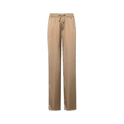 Wide Leg Satin Trousers