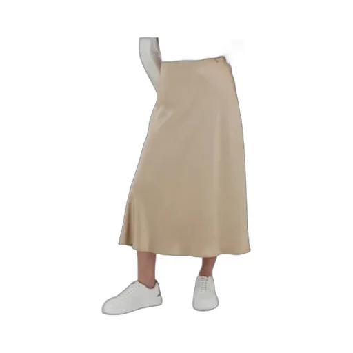 Satin Midi Skirt
