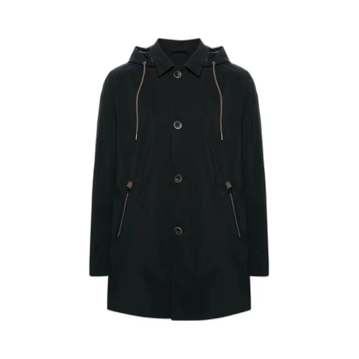 Button-Up Hooded Jacket