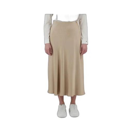 Satin Midi Skirt