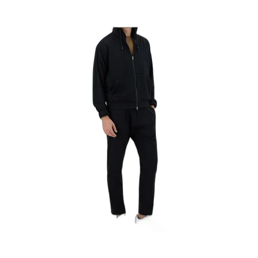 Zip-Up Drawstring Hoodie