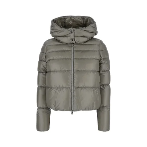 Zip-Up Hooded Puffer Jacket