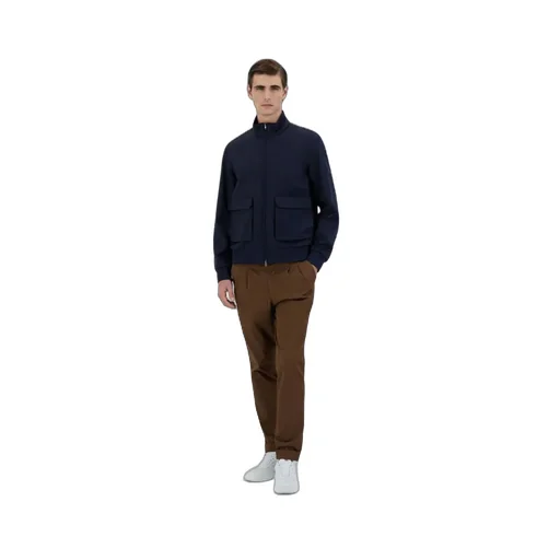 Long-Sleeved Zipped Coat