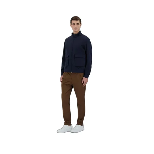 Long-Sleeved Zipped Coat