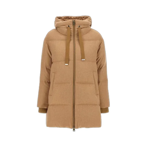 Padded Hooded Drawstring Jacket