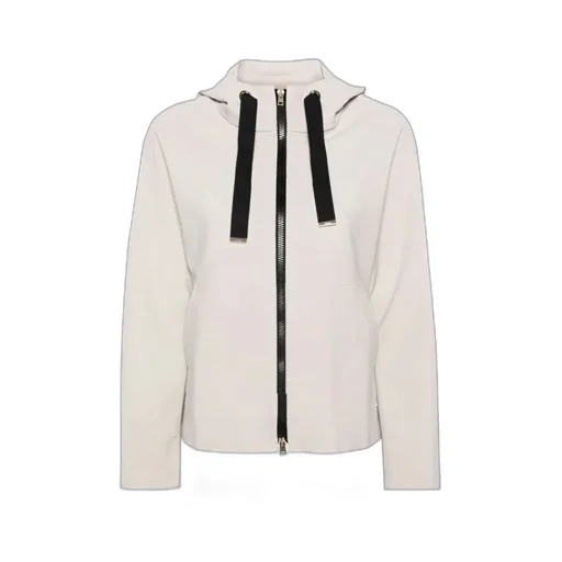 Logo Plaque Hooded Jacket