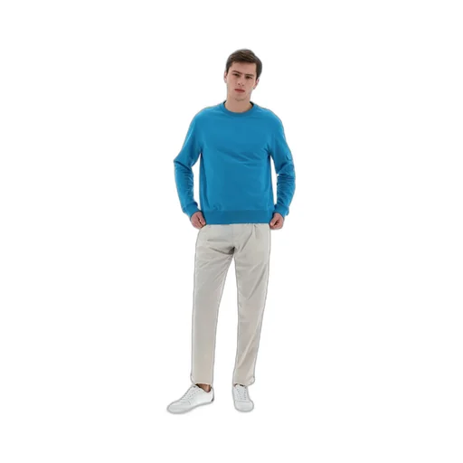 Flap-Pocket Detailed Crewneck Sweatshirt