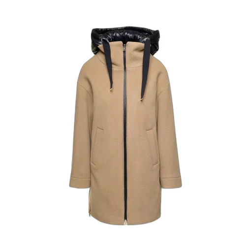 Zip-Up Hooded Coat