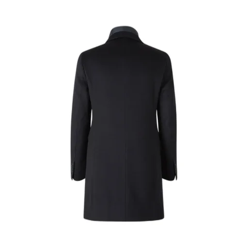 Straight Hem Layered Coat