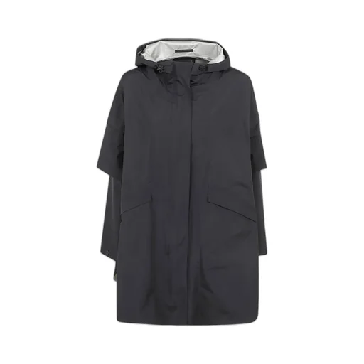 Long Sleeved Hooded Trench Coat