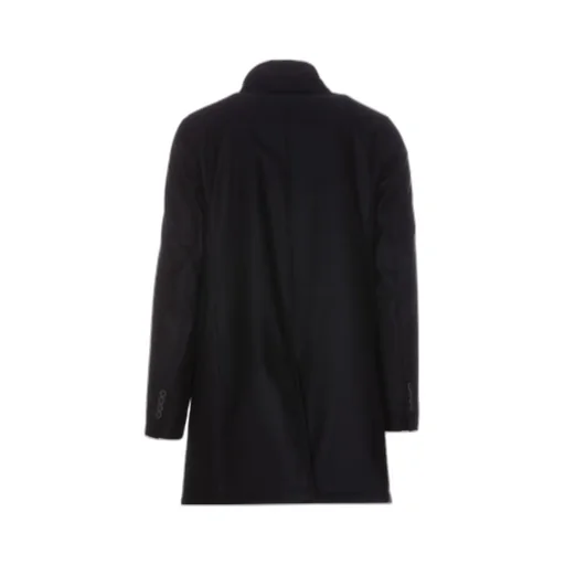Hybrid High-Neck Single-Breasted Coat