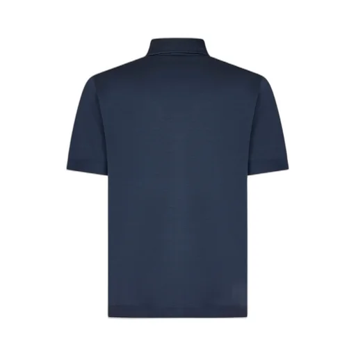 Short-Sleeved Knitted Polo Shirt