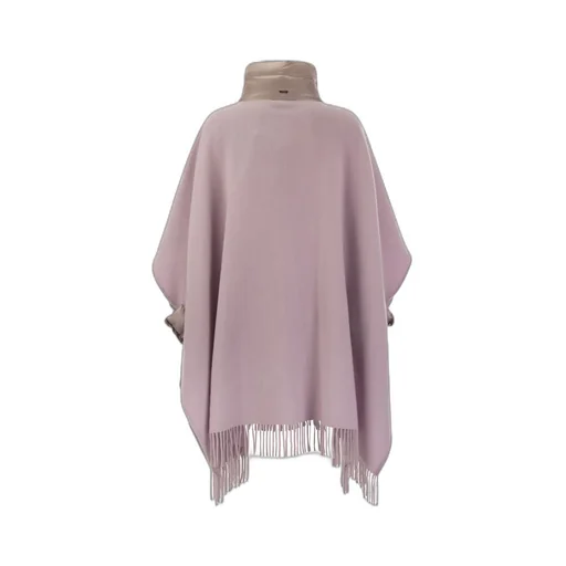 Panelled Wool Cape