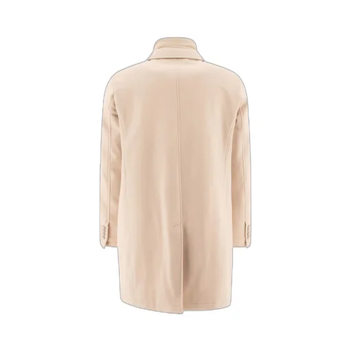 Single-Breasted High-Neck Coat