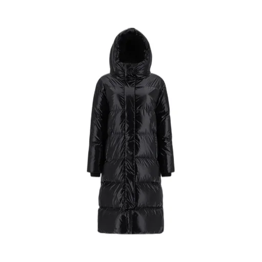 Hooded Quilted Down Coat