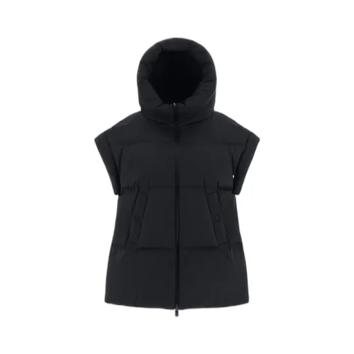 Short-Sleeved High-Neck Down Jacket