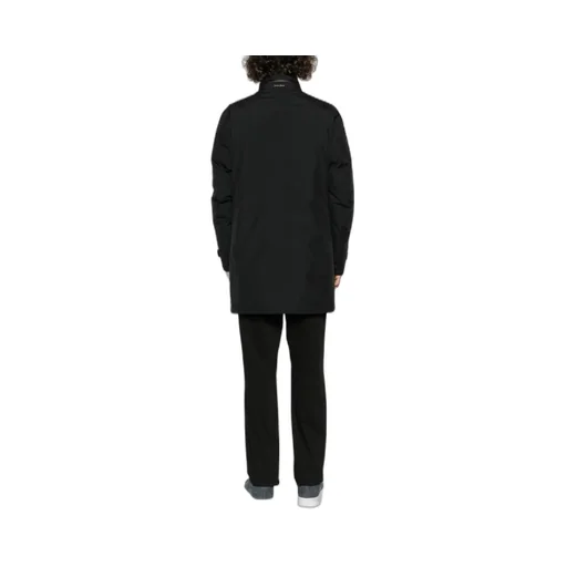 Laminar High-Neck Zipped Coat