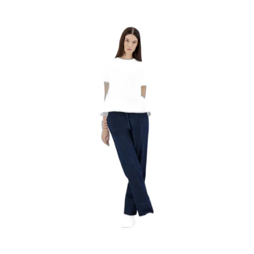 Contrast-Panel Drawstring Waist T-Shirt