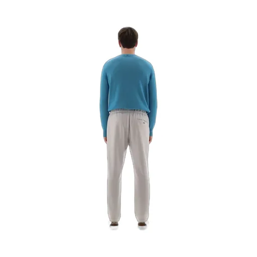 Drawstring Straight-Leg Trousers