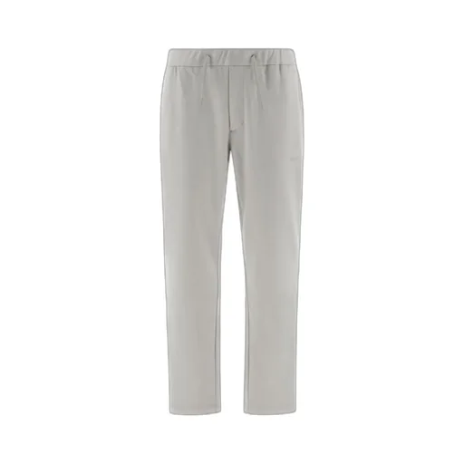 Drawstring Straight-Leg Trousers
