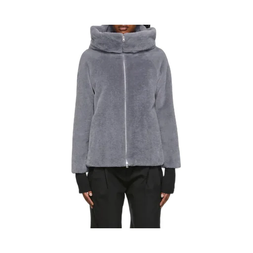 Hooded Zip-Up Fitted Jacket