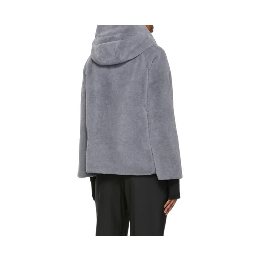 Hooded Zip-Up Fitted Jacket