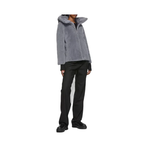 Hooded Zip-Up Fitted Jacket