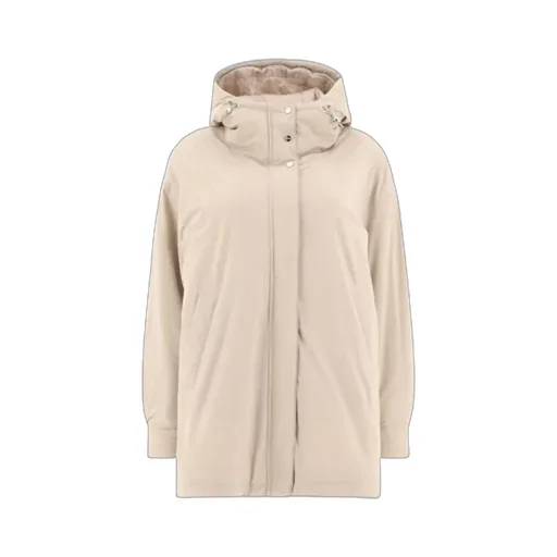 Hooded Drawstring Puffer Jacket