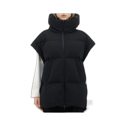 Short-Sleeved High-Neck Down Jacket