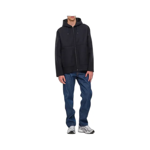 Zip-Up Drawstring Coat