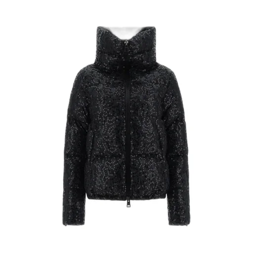 Embellished Zip-Up Coat