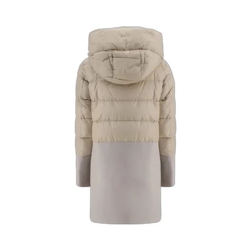 Detachable Hood Quilted Down Coat