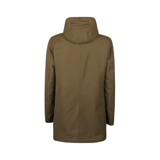 Long-Sleeved Hooded Coat