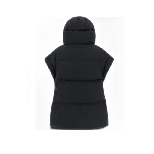 Short-Sleeved High-Neck Down Jacket