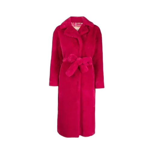 Belted Faux-Fur Coat