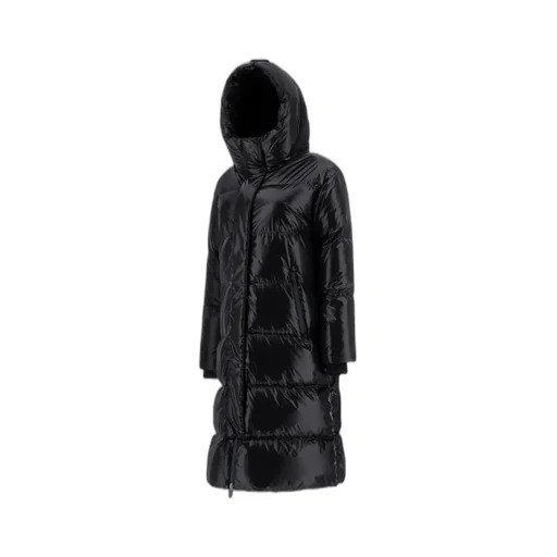 Hooded Quilted Down Coat