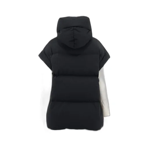 Short-Sleeved High-Neck Down Jacket