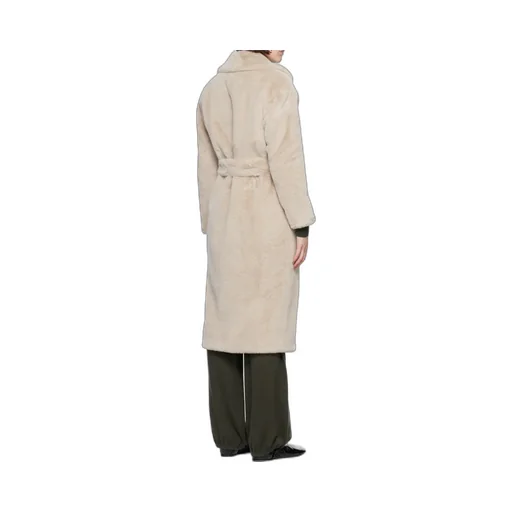 Belted Faux-Fur Coat