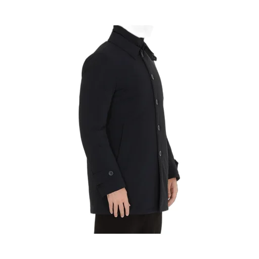 Buttoned Down High-Neck Coat