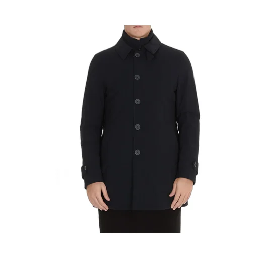 Buttoned Down High-Neck Coat