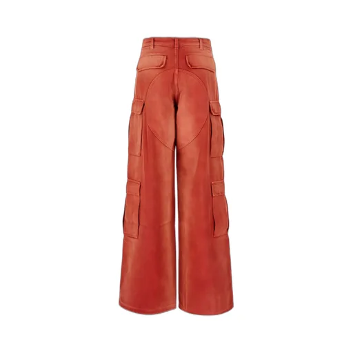 High-Waisted Wide-Leg Cargo Pants