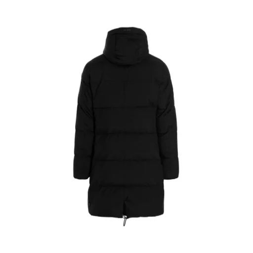 Drawstring Hooded Parka Coat