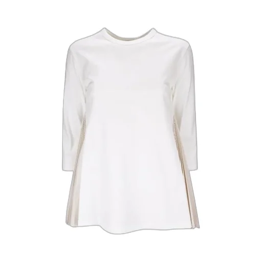Pleat-Insert Cotton Top
